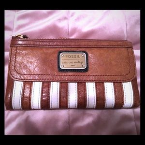 Leather Fossil Wallet